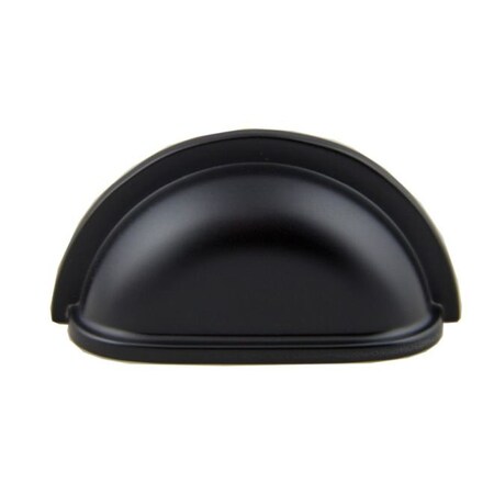 Crown 3-1/2" Cup Cabinet Pull with 3" Center to Center Matte Black Finish CHP953BK